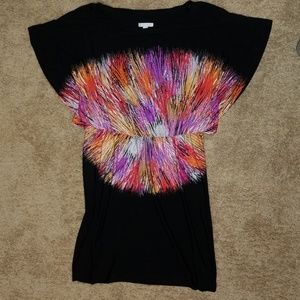 Multicolored Blousy Dress